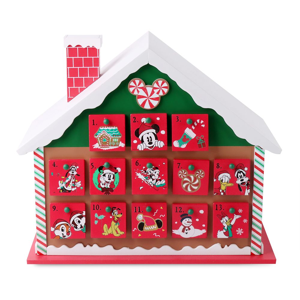 Mickey Mouse and Friends Wooden House Advent Calendar is now available for purchase