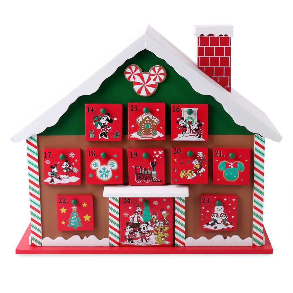 Mickey Mouse and Friends Wooden House Advent Calendar is now available