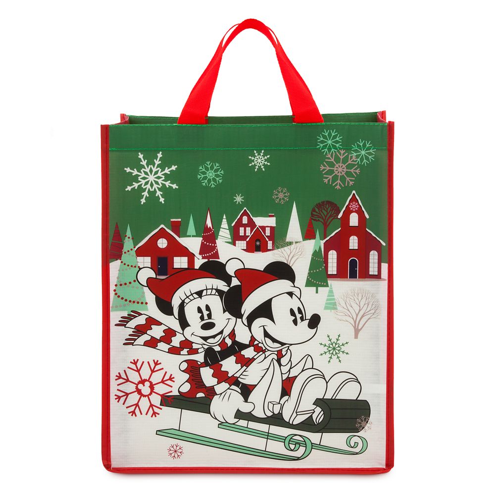 Mickey and Minnie Mouse Reusable Holiday Tote