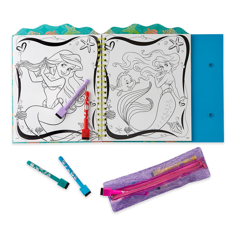 The Little Mermaid Dry Erase Art Kit