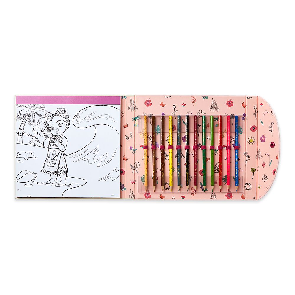 Disney Animators' Collection Coloring Pad and Colored Pencil Set