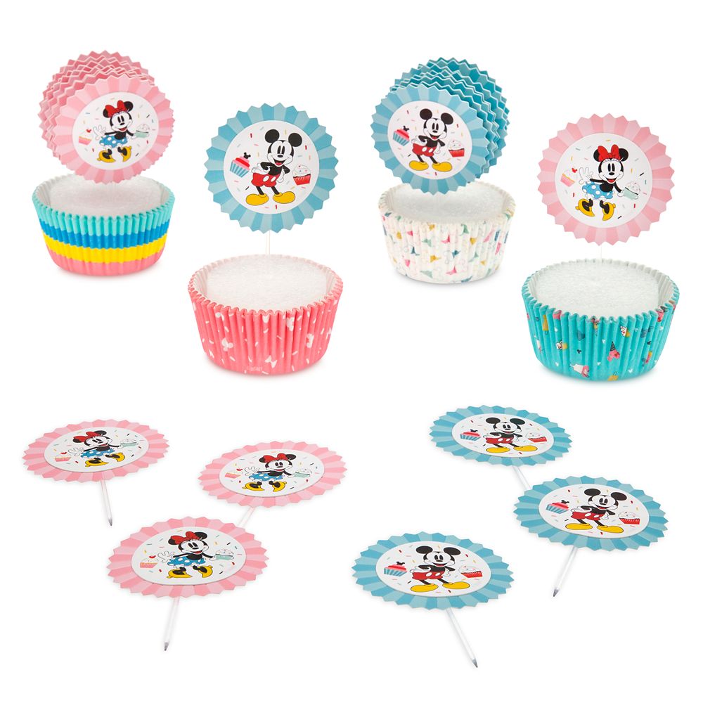 Mini Caissettes à Cupcake Mickey set/60 Disney à 2,49 €