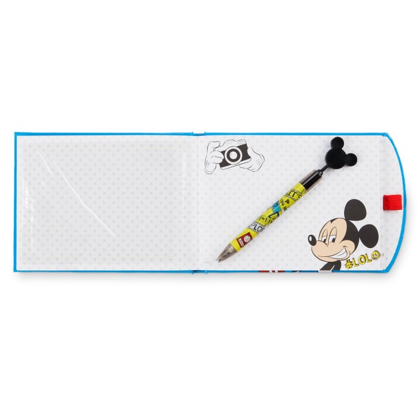 Mickey and Minnie Mouse and Donald Duck Autograph Book with Pen
