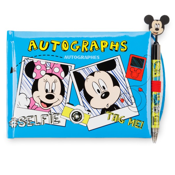 Disney Autograph Book, Mickey Mouse For Disneyland Disneyworld
