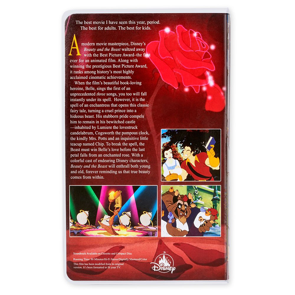 Beauty and the Beast ''VHS Case'' Journal