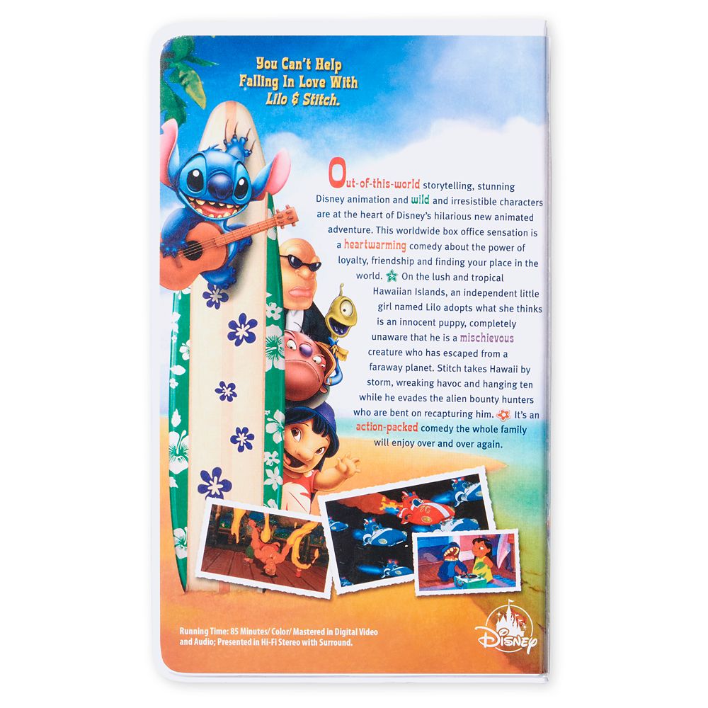 Lilo & Stitch ''VHS Case'' Journal