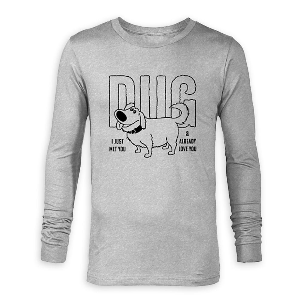 Dug Long Sleeve T-Shirt for Adults  Up  Customized Official shopDisney
