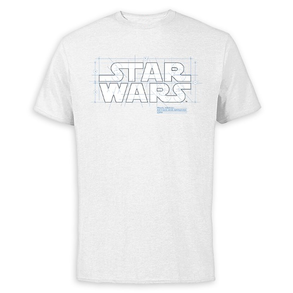 Star Wars Blueprint Logo T-Shirt for Adults  Customized Official shopDisney