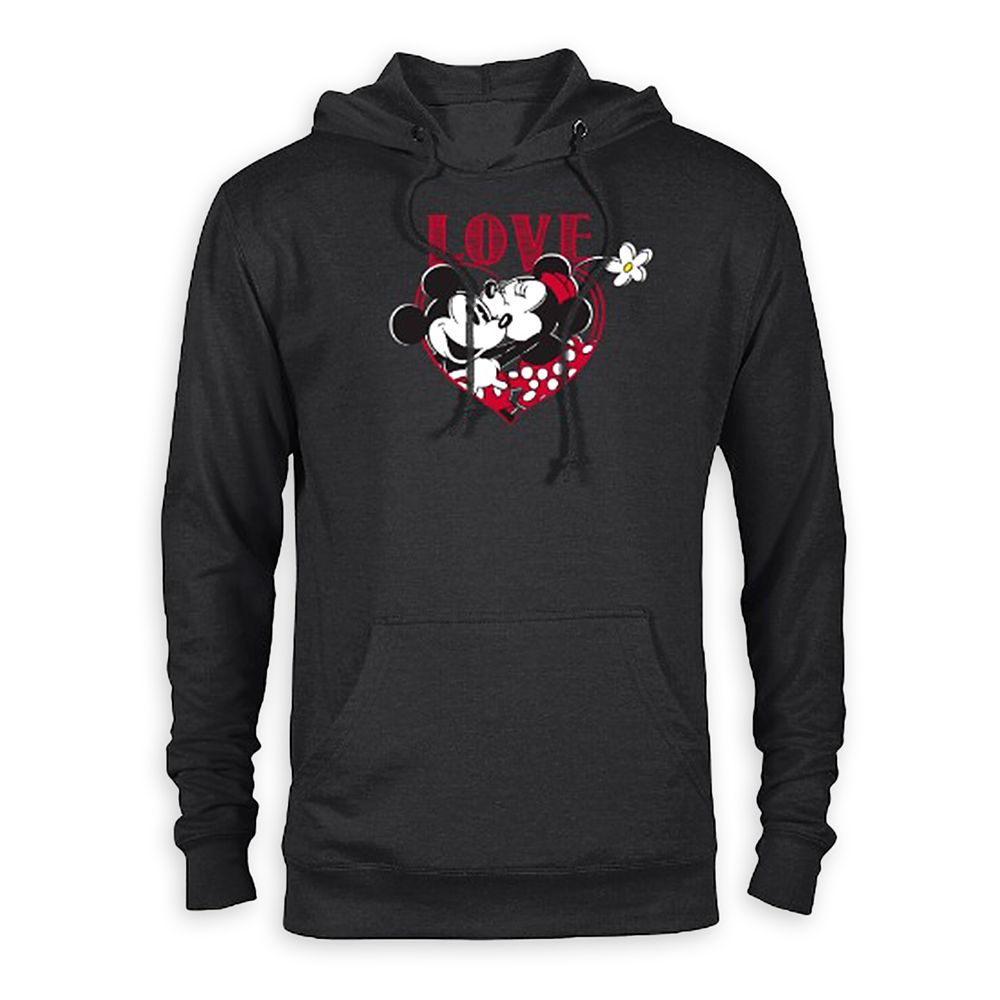 Mickey and Minnie Mouse Love Pullover Hoodie for Adults  Customized Official shopDisney