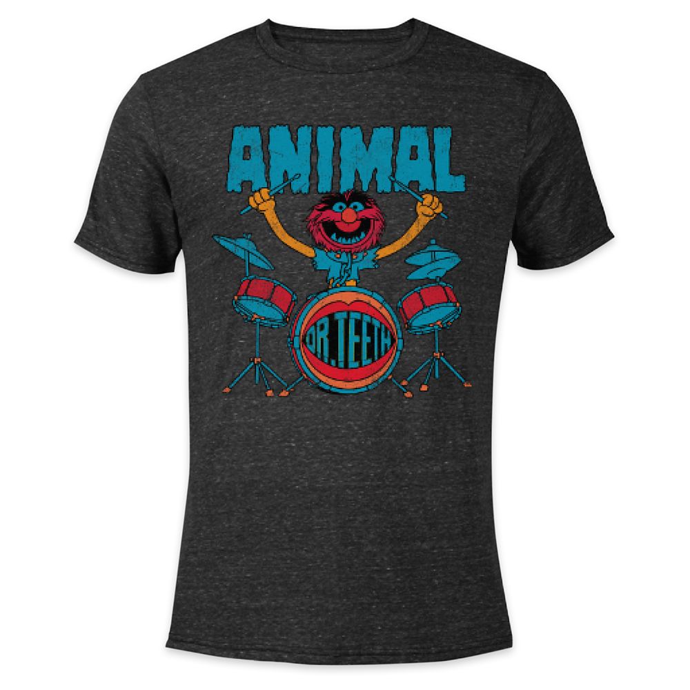 Animal Heathered T-Shirt for Adults  The Muppets  Customized Official shopDisney