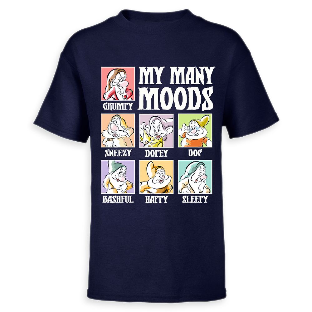 Snow White and the Seven Dwarfs My Many Moods T-Shirt for Kids  Customized Official shopDisney