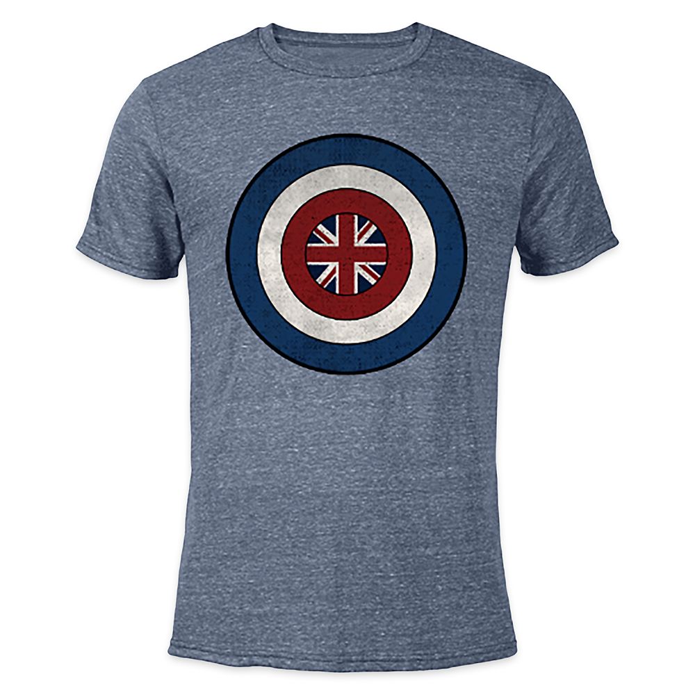 Captain Carter Shield Heathered T-Shirt for Adults  Marvel What If . . .?  Customized Official shopDisney