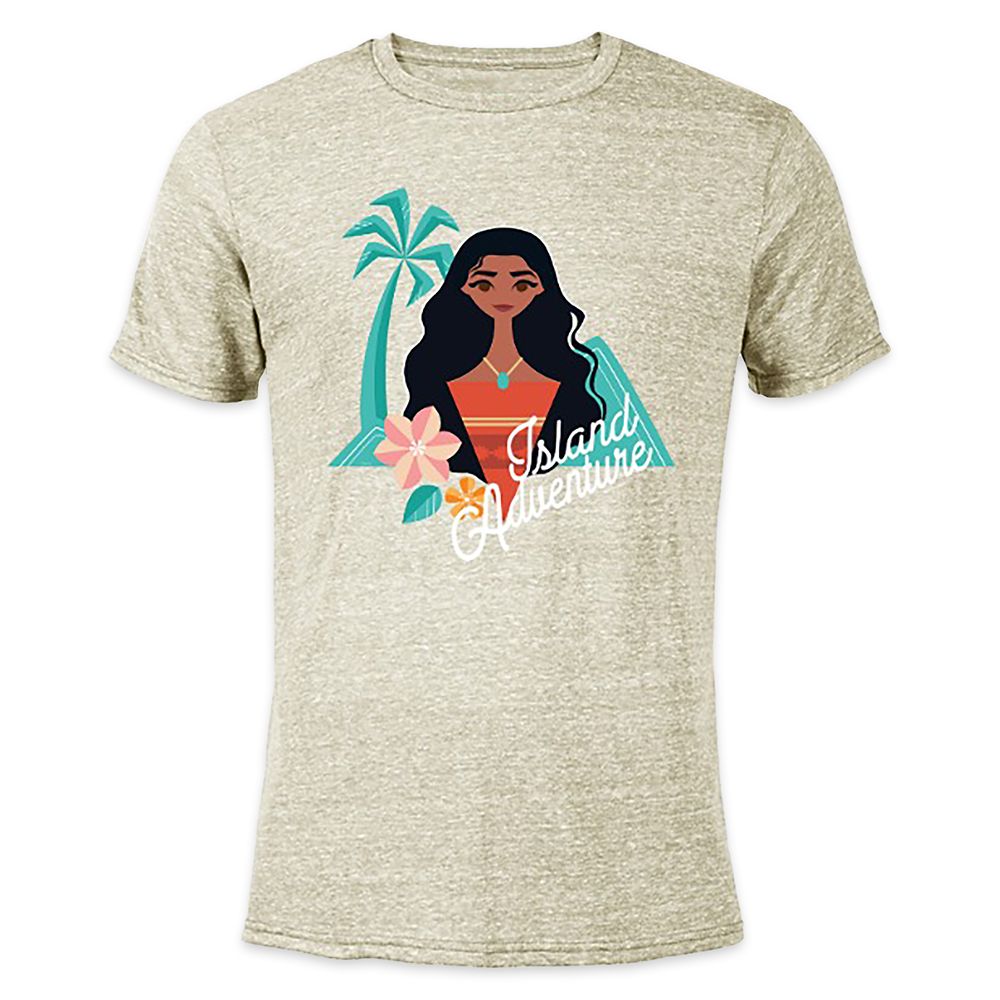 Moana ''Island Adventure'' Heathered T-Shirt for Adults – Customized
