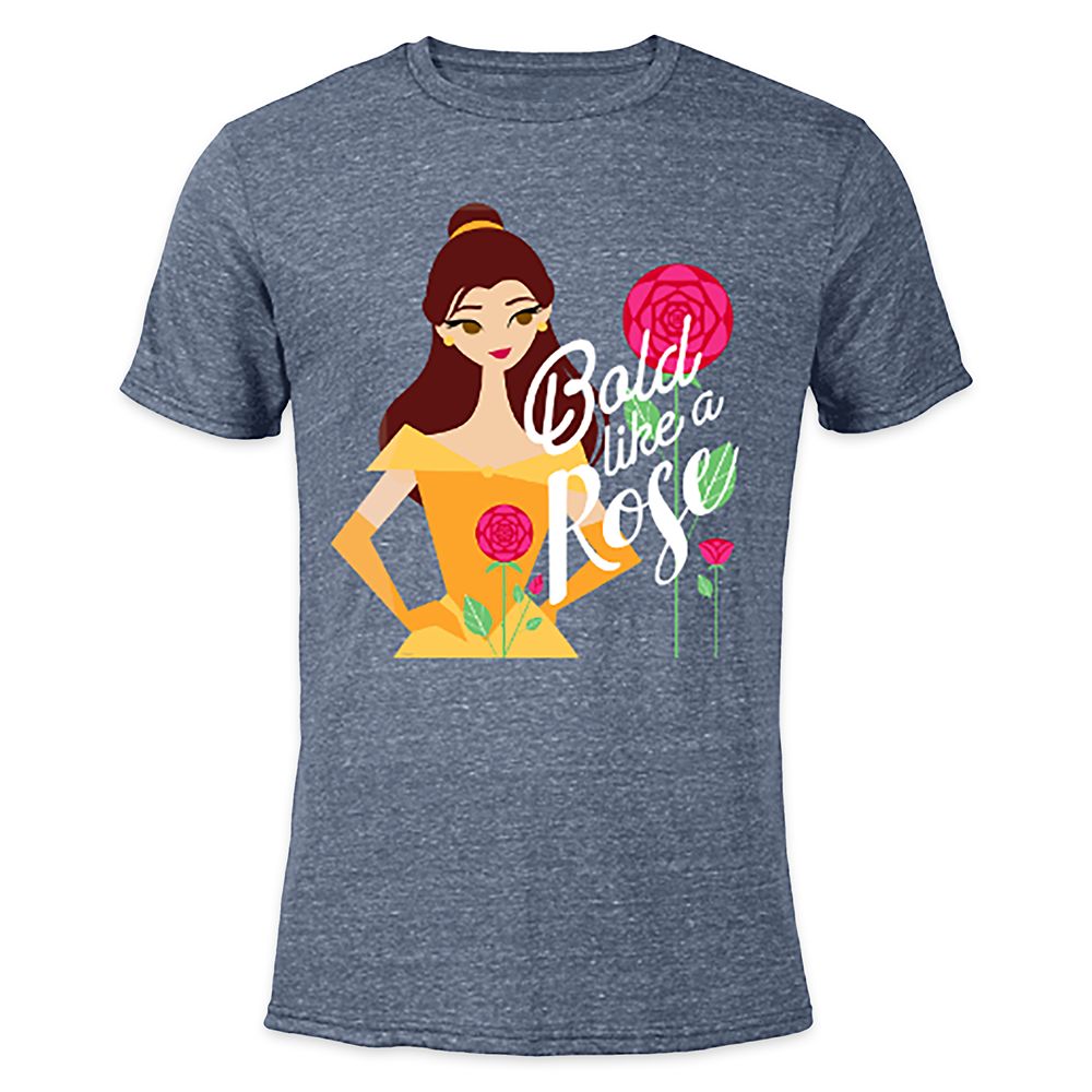 Belle ''Bold Like a Rose'' Heathered T-Shirt for Adults – Customized