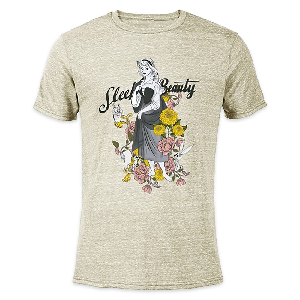 Aurora ''Sleeping Beauty'' Heathered T-Shirt for Adults – Customized