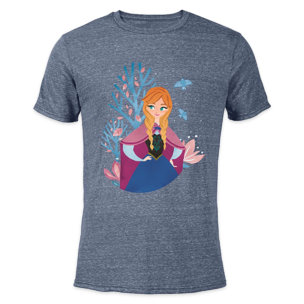 Anna Heathered T-Shirt for Adults – Frozen – Customized