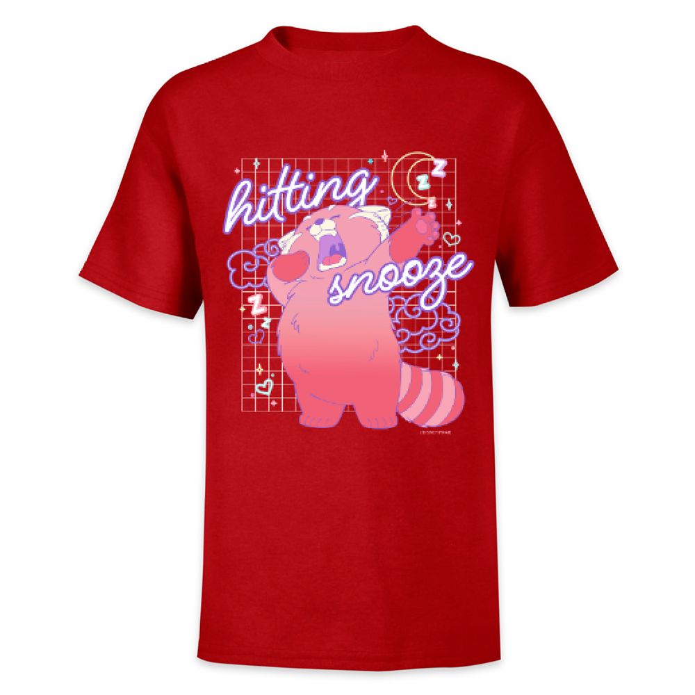 Mei Panda ''Hitting Snooze'' T-Shirt for Kids &ndash; Turning Red &ndash; Customized