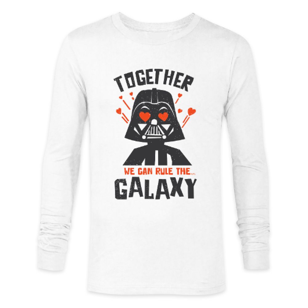 Darth Vader Valentines Day Long Sleeve T-Shirt for Adults  Star Wars  Customized Official shopDisney