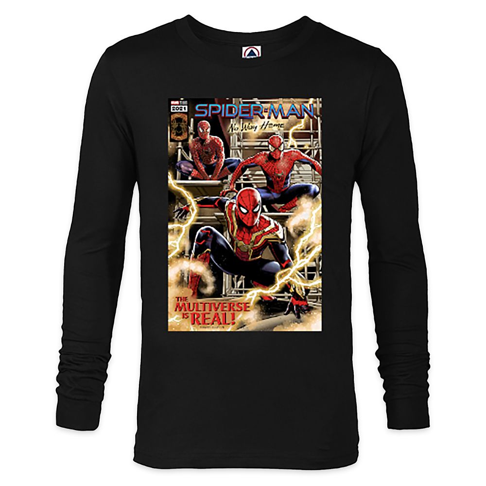 Spider-Man Comic Cover Long Sleeve T-Shirt for Adults – Customized – Spider-Man: No Way Home – Customized