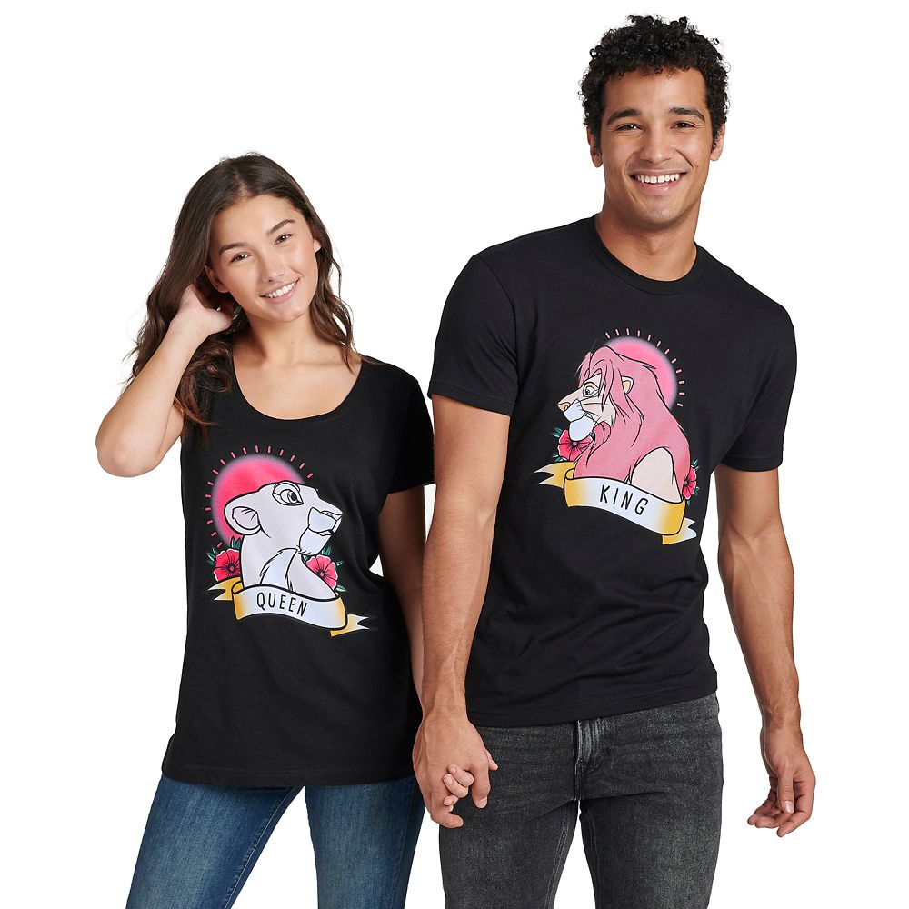 simba and nala couple shirts