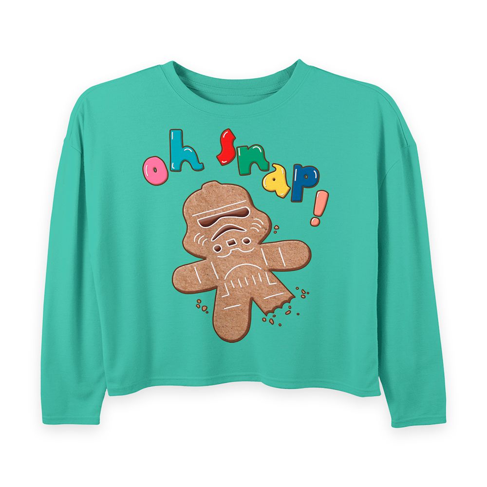 Stormtrooper Gingerbread Cookie Holiday Pullover Sweatshirt for Girls