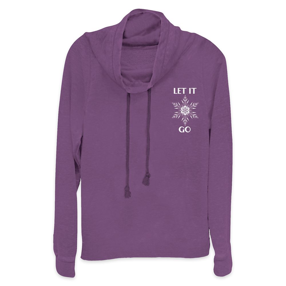 Frozen Cowl Neck Sweatshirt for Women