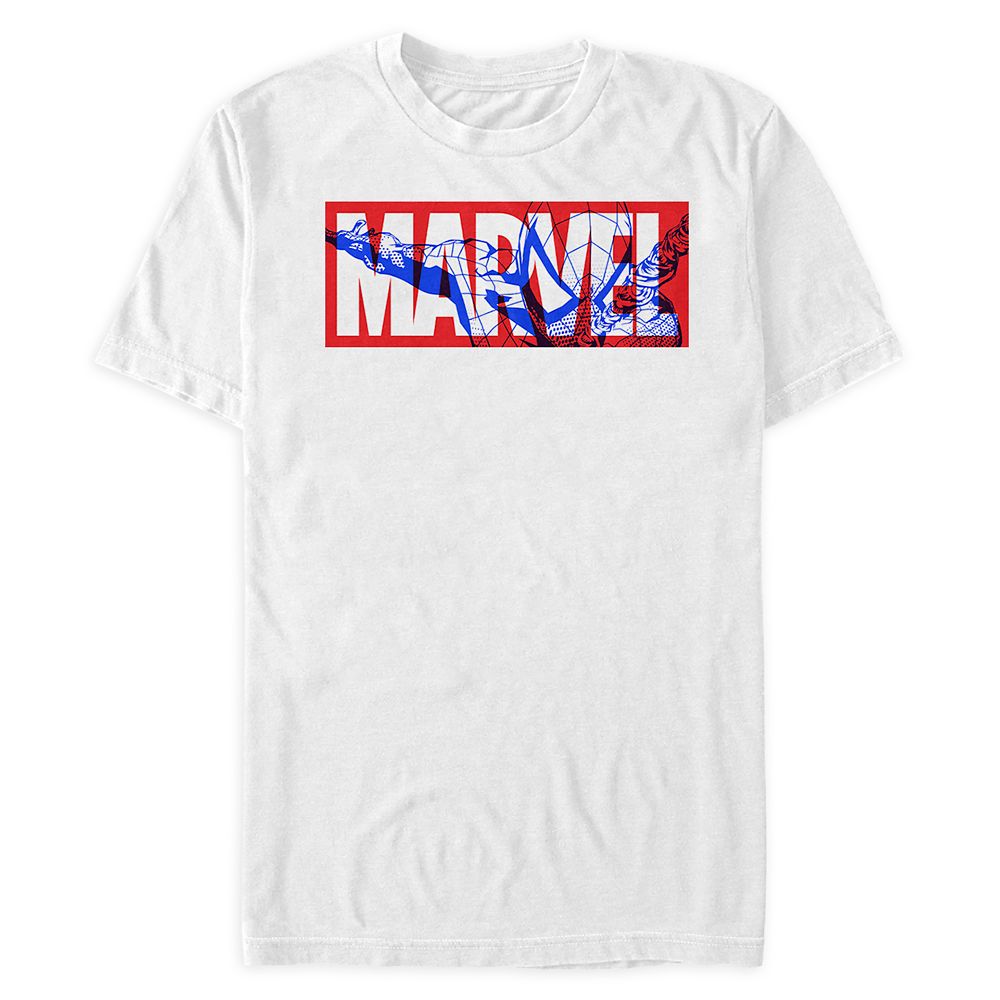 Marvel Logo with Spider-Man T-Shirt for Men