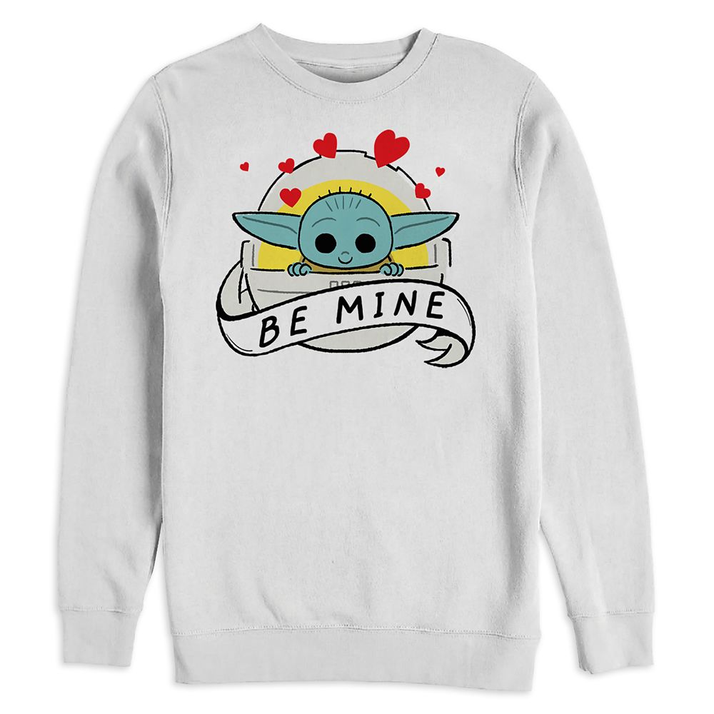 The Child ''Be Mine'' – Star Wars: The Mandalorian Pullover Sweatshirt for Adults