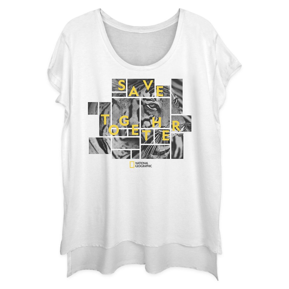 Earth Day ''Save Together'' Tiger T-Shirt for Women – National Geographic