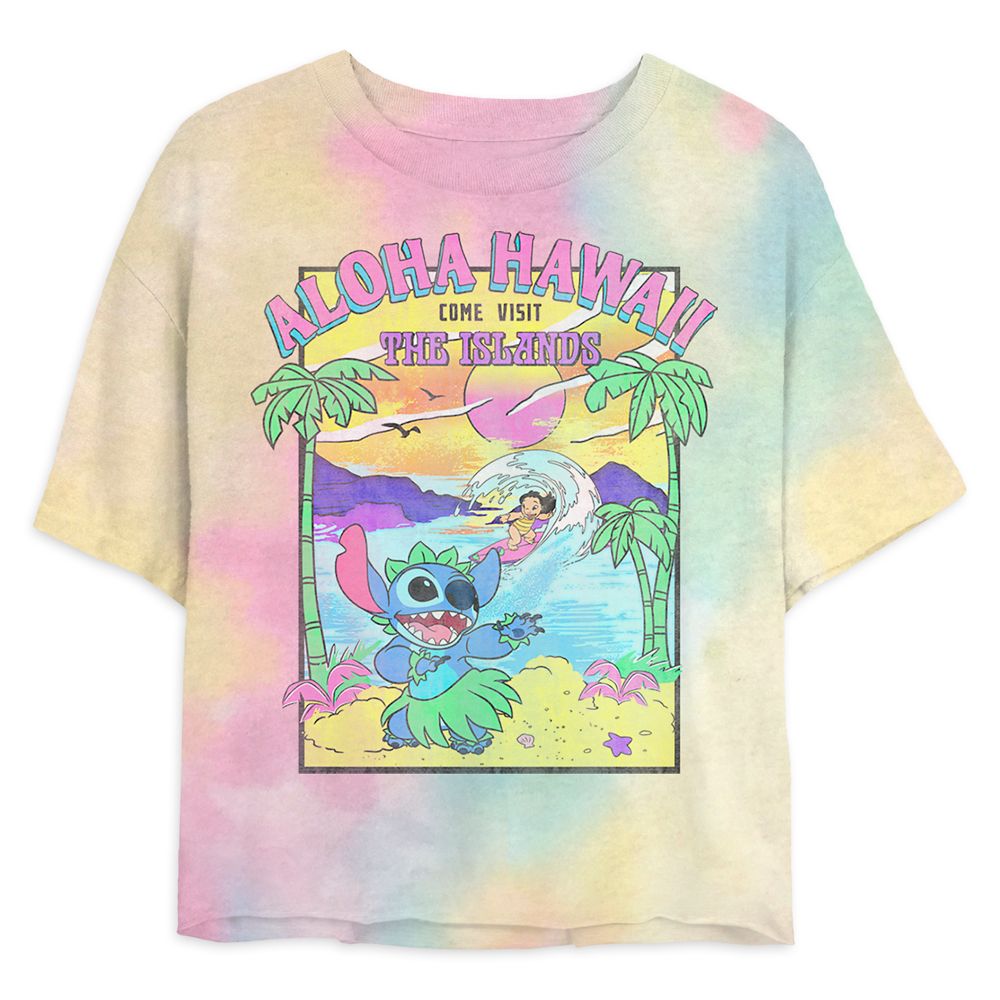 Lilo & Stitch Tie-Dye T-Shirt for Women