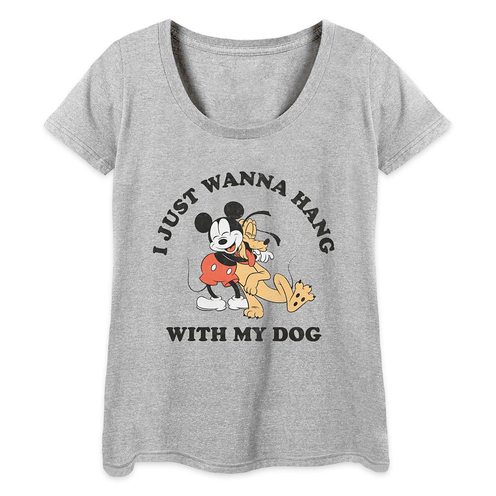 Mickey Mouse and Pluto T-Shirt for Women