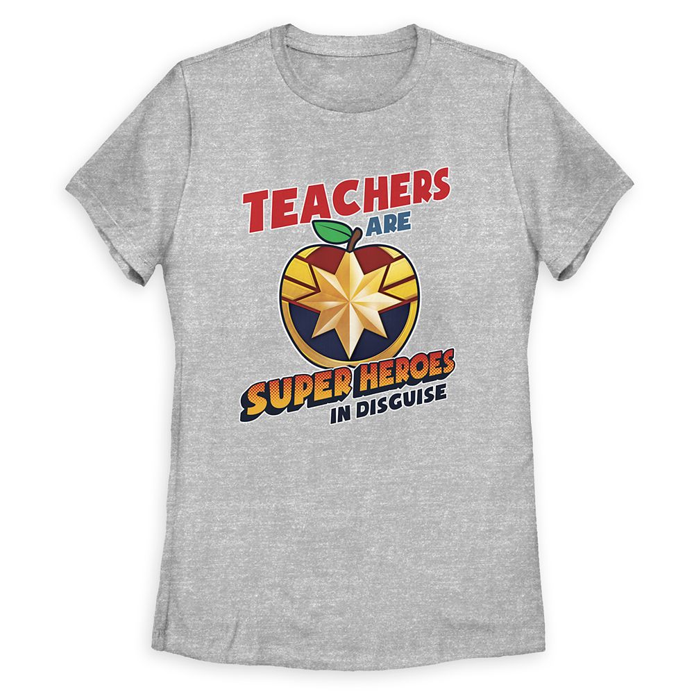 Captain Marvel Teachers T-Shirt for Women