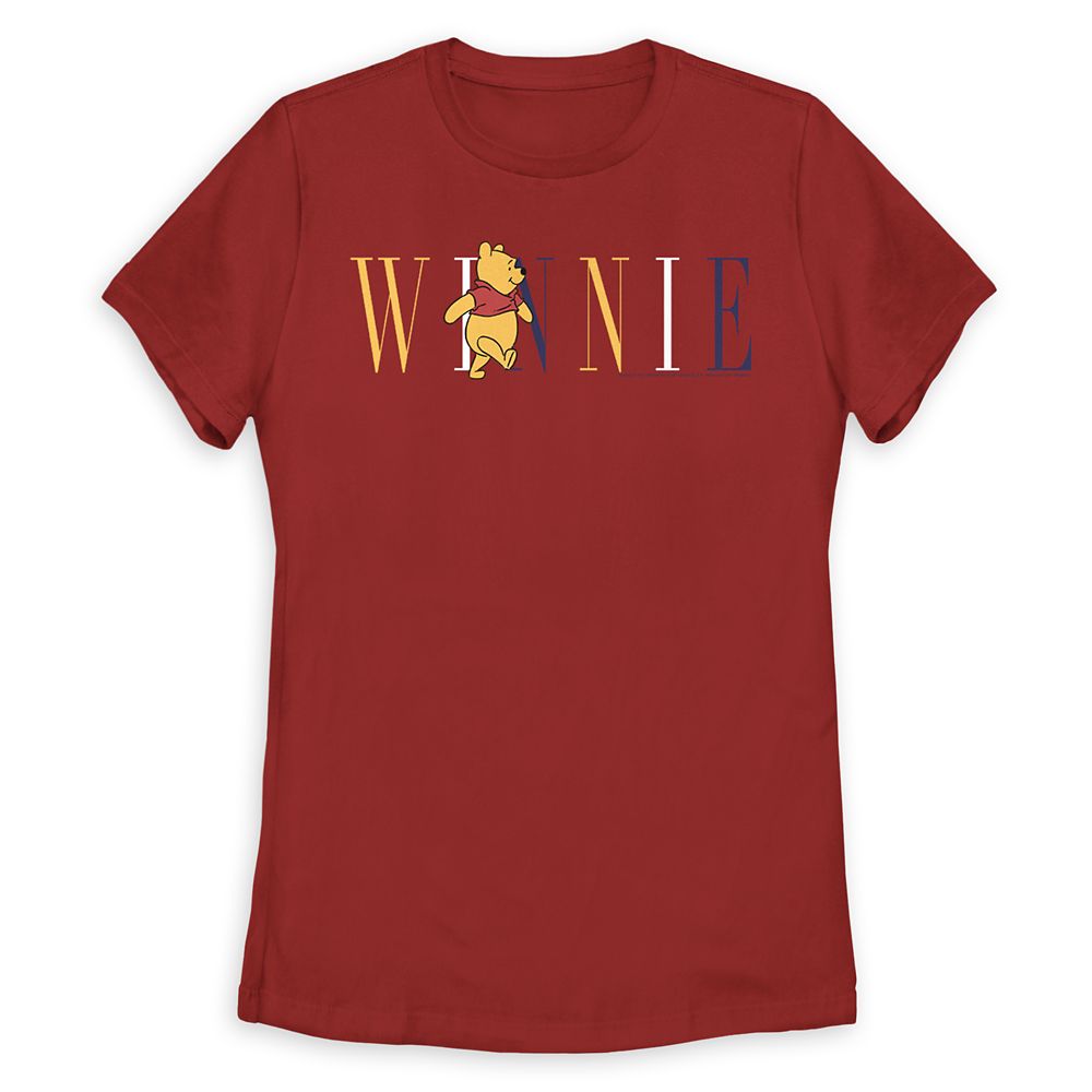 pooh t shirt red