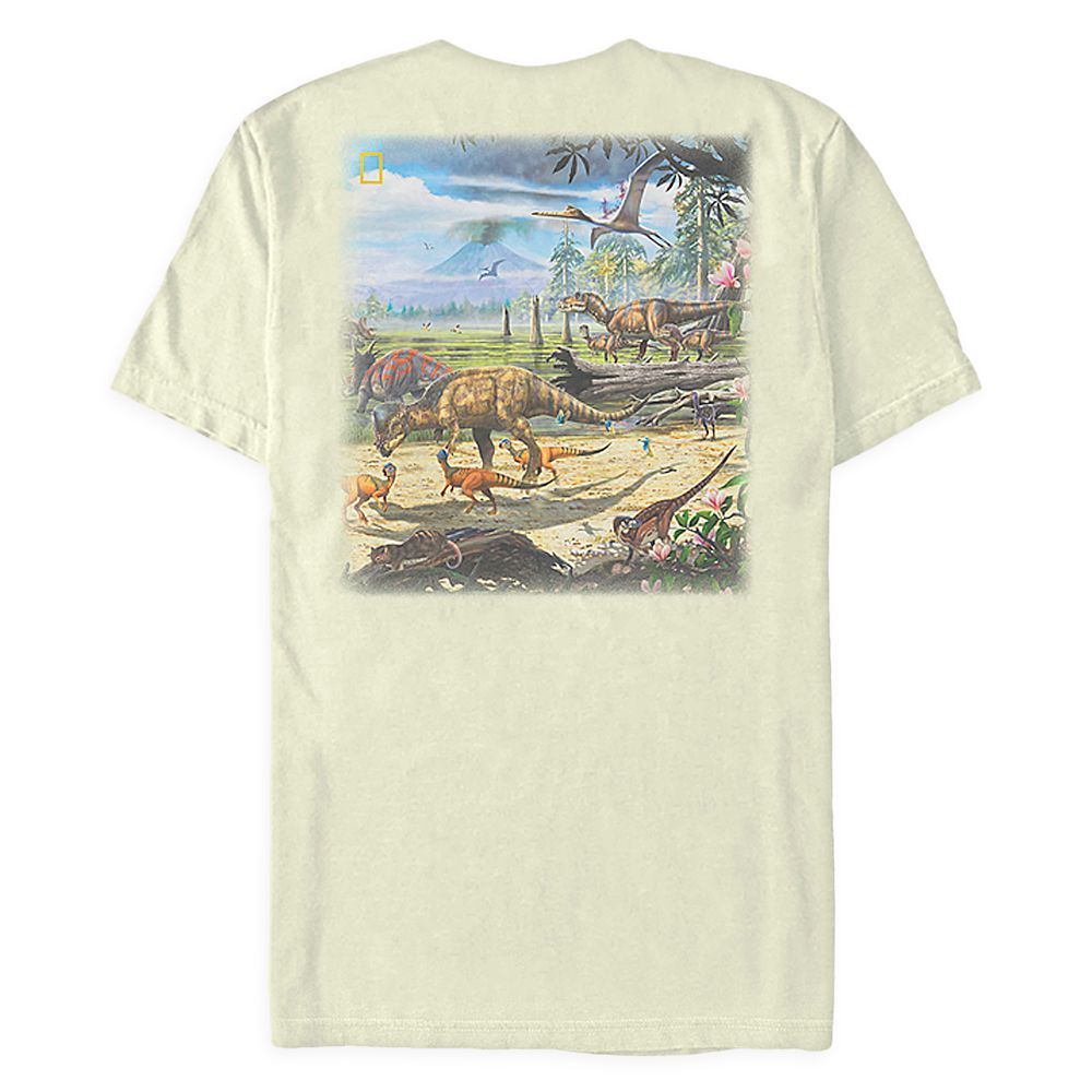 National Geographic Dinosaur Art T-Shirt for Adults