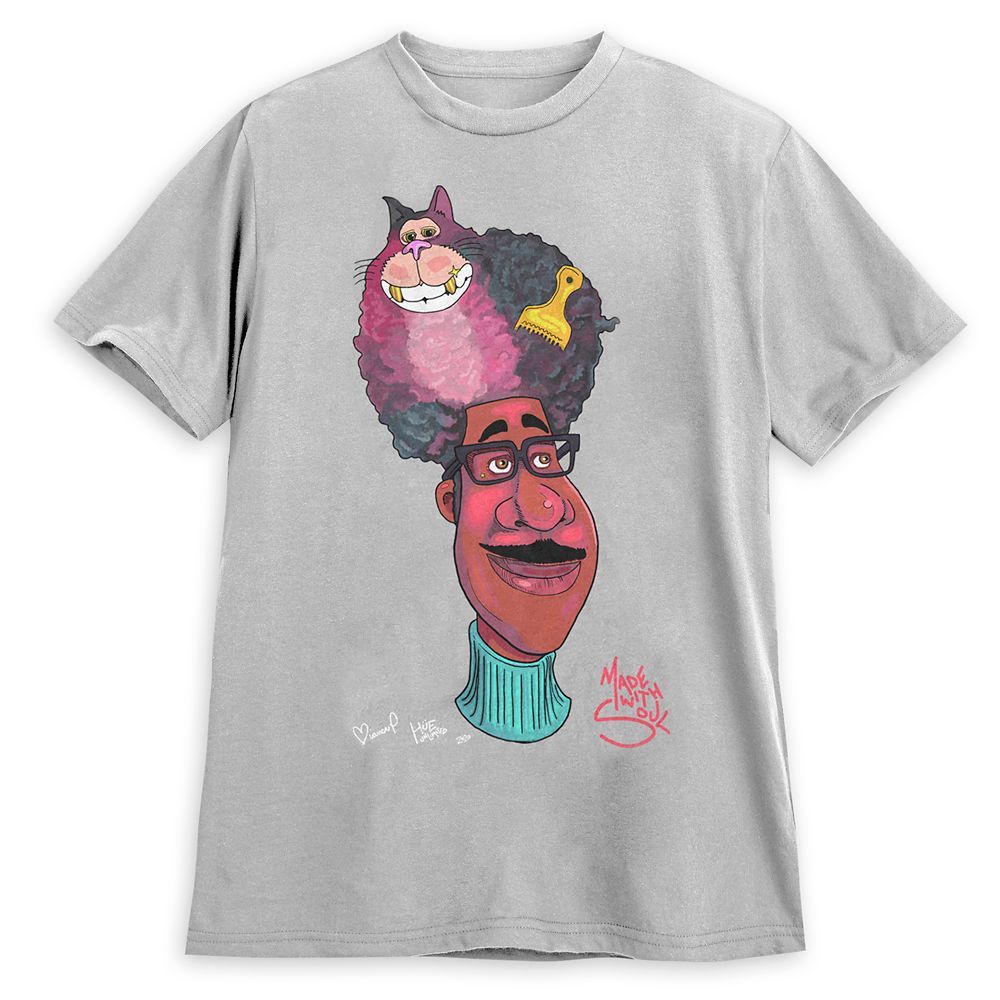 Soul ''Joe & His Fro'' T-Shirt for Adults by Bianca Pastel and Hue Unlimited