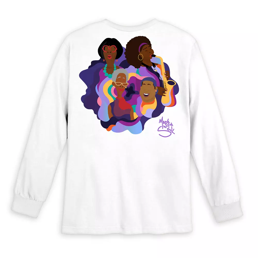 Soul ''The Village'' Long Sleeve T-Shirt for Adults by Bee Harris and Hue Unlimited