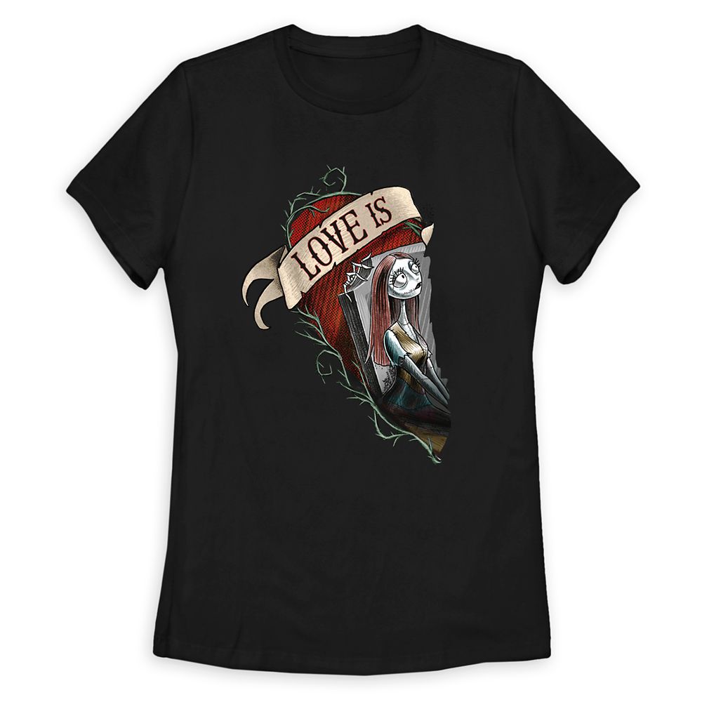 Sally Love Is T-Shirt for Adults  Tim Burtons The Nightmare Before Christmas Official shopDisney