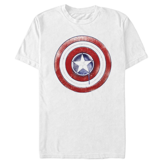 Captain America Shield Icon T Shirt For Adults The Falcon And The Winter Soldier Shopdisney