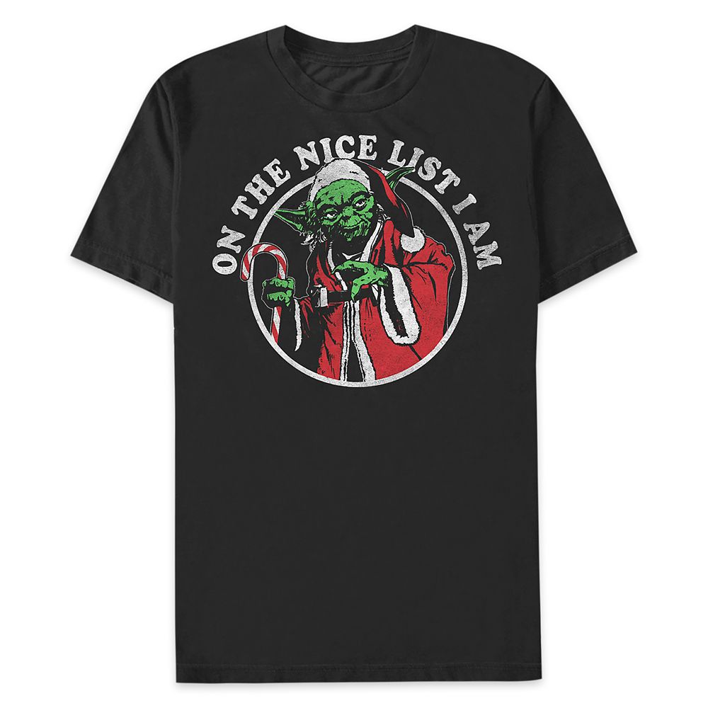 Yoda ''The Nice List'' T-Shirt for Adults – Star Wars