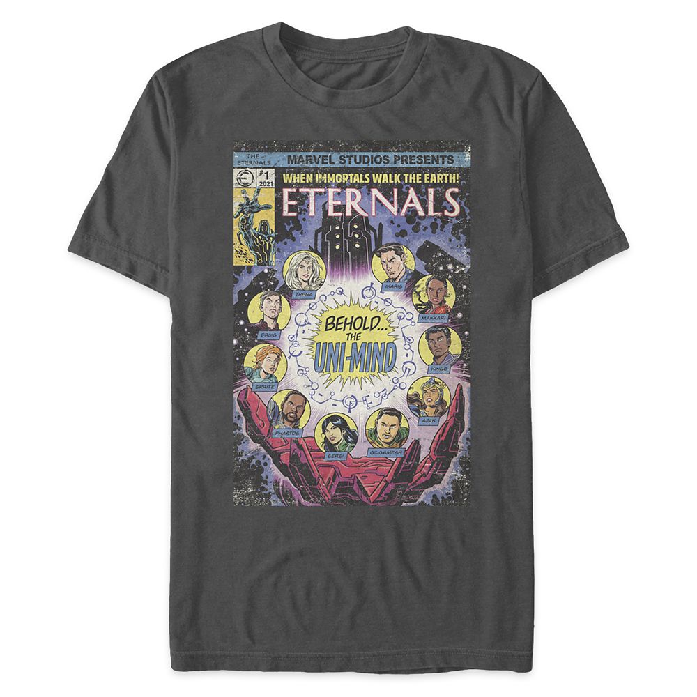 Disney Eternals Comic Book Cover T-Shirt for Adults