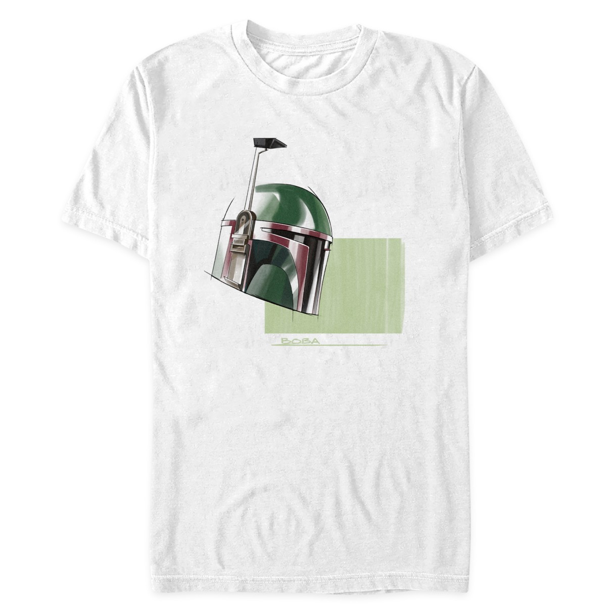 Boba Fett Helmet T-Shirt for Adults – Star Wars