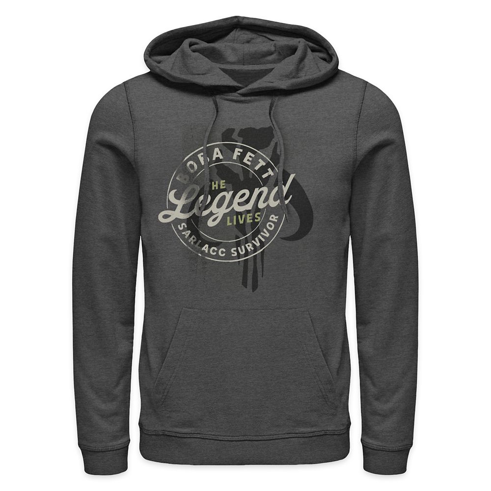 Boba Fett The Legend Lives Pullover Hoodie for Adults Star Wars Official shopDisney