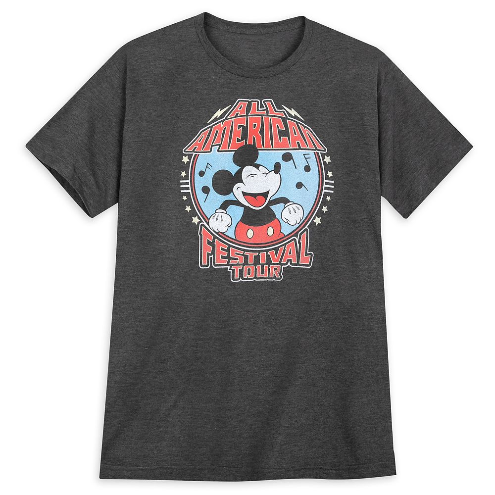 Mickey Mouse All American Festival Tour T-Shirt for Adults now available online