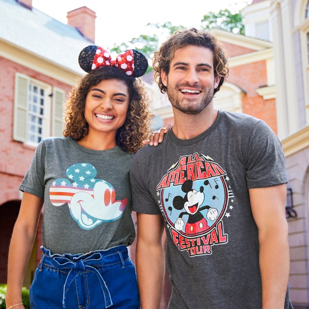 Mickey Mouse All American Festival Tour T-Shirt for Adults
