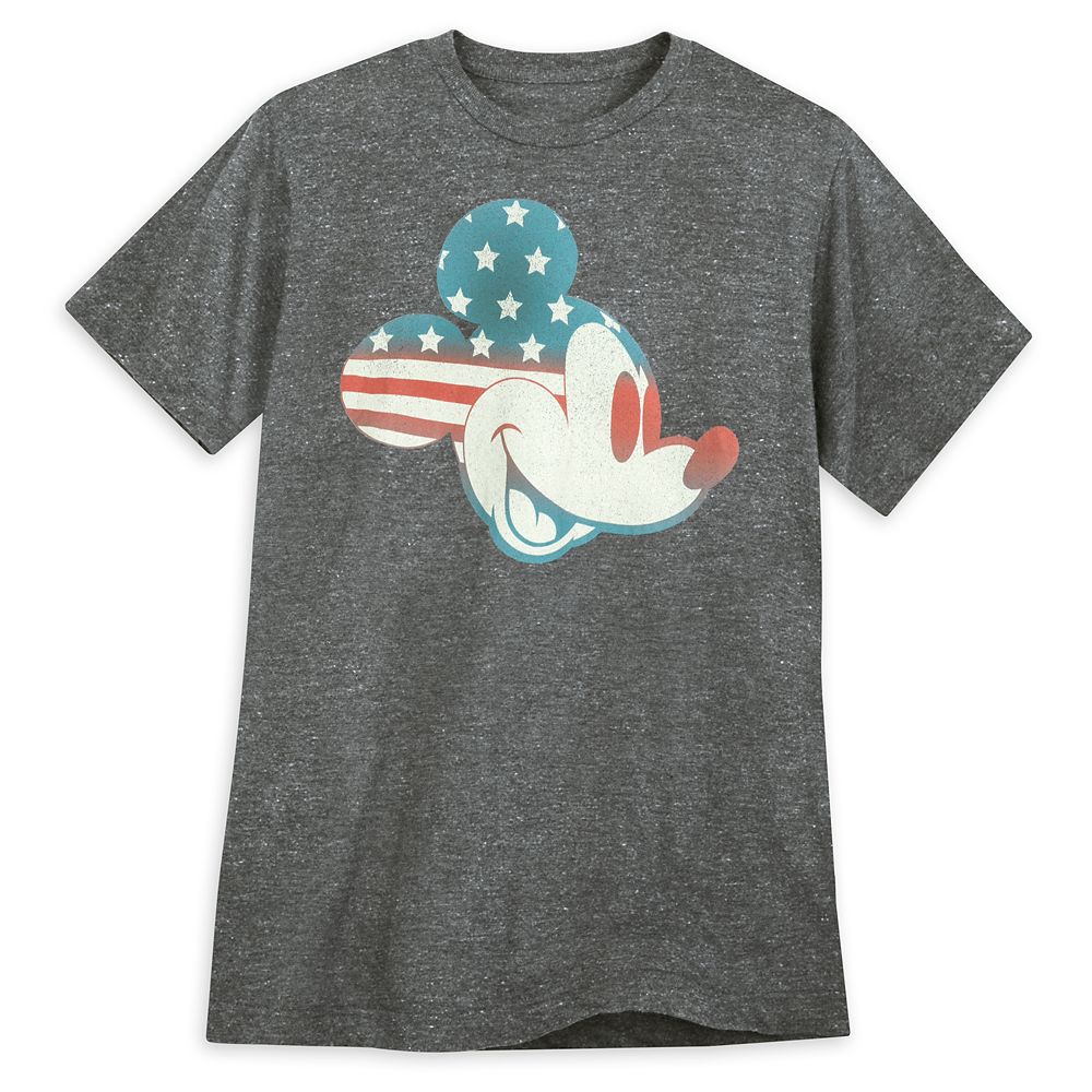 Mickey Mouse Americana Flag T-Shirt for Adults available online