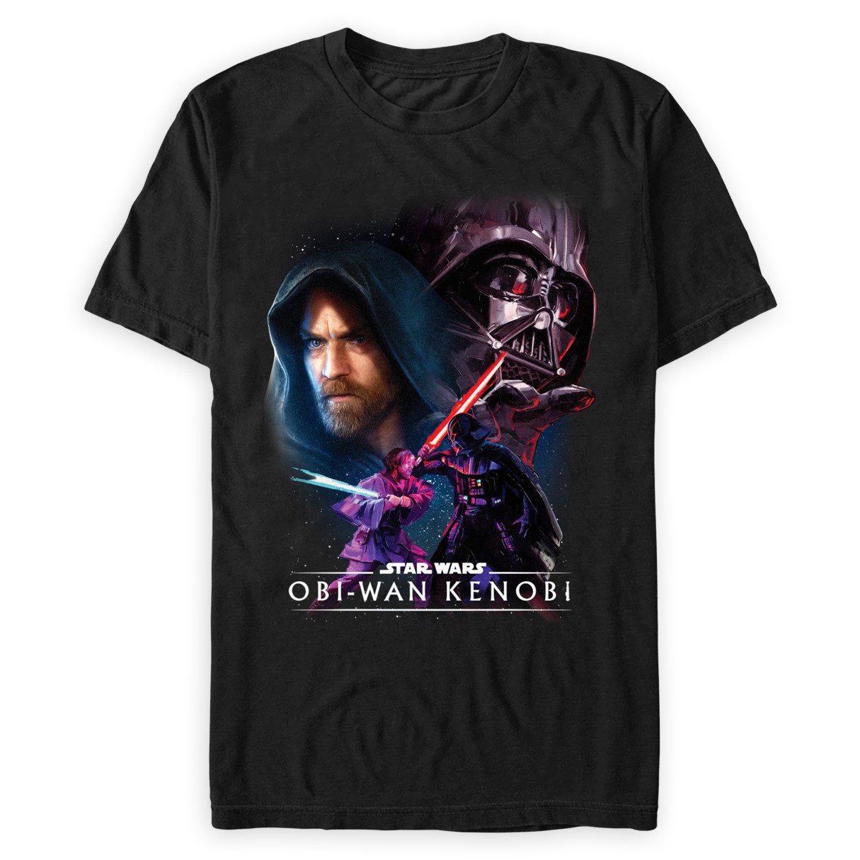 Obi-Wan Kenobi and Darth Vader T-Shirt for Adults – Star Wars: Obi-Wan Kenobi