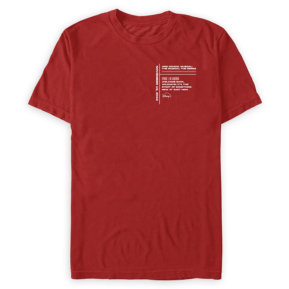 High School Musical: The Musical: The Series Log Line T-Shirt for Adults – Disney+ Day has hit the shelves