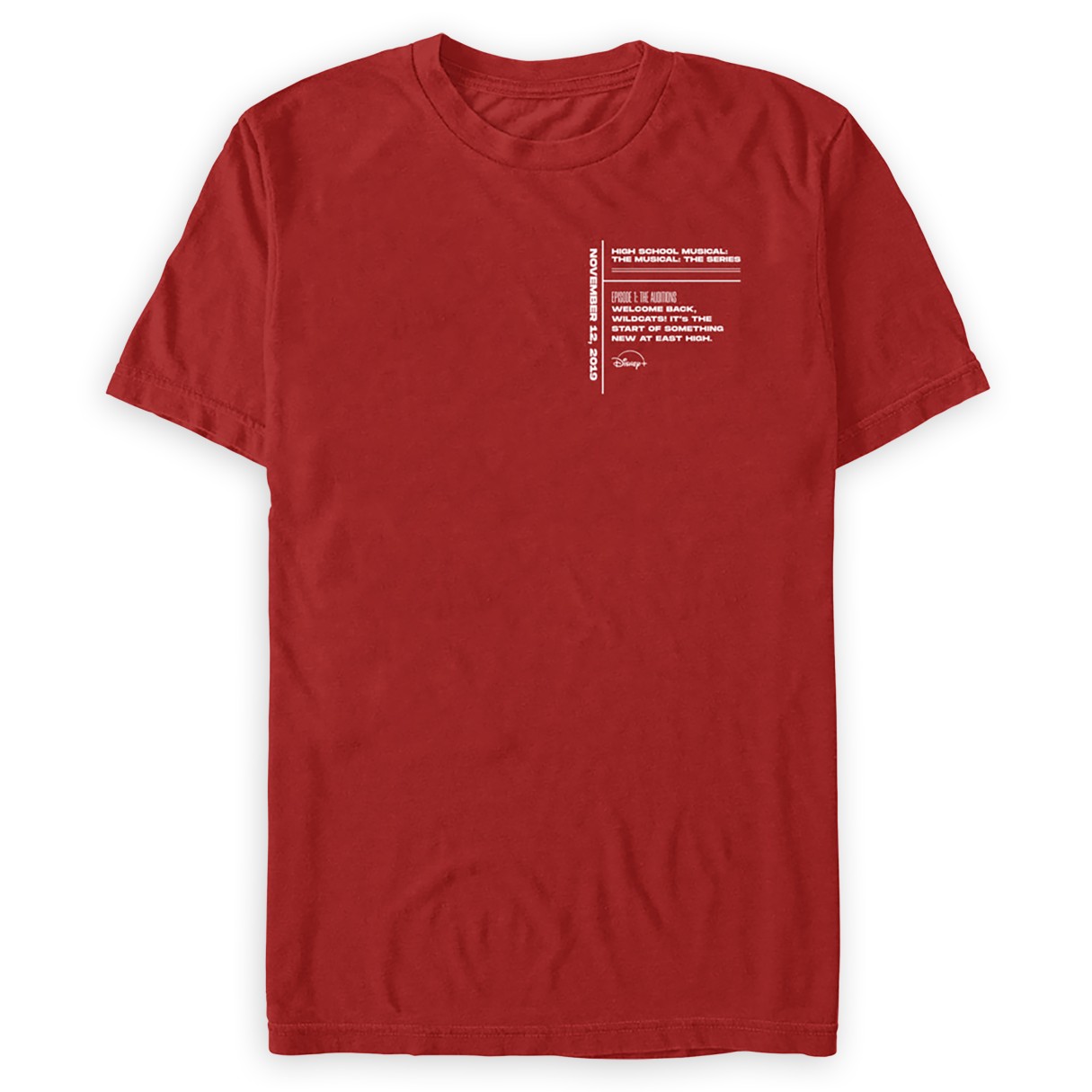 High School Musical: The Musical: The Series Log Line T-Shirt for Adults – Disney+ Day