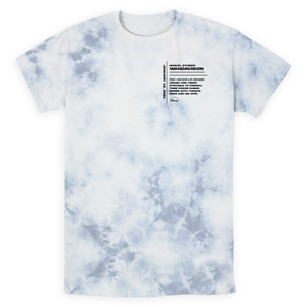 WandaVision Log Line Tie-Dye T-Shirt for Adults – Disney+ Day now available online