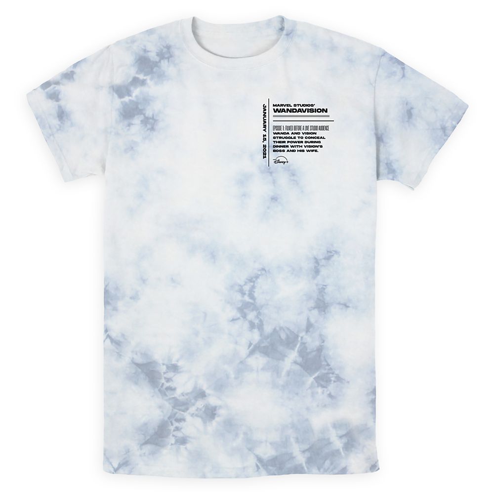 WandaVision Log Line Tie-Dye T-Shirt for Adults  Disney+ Day